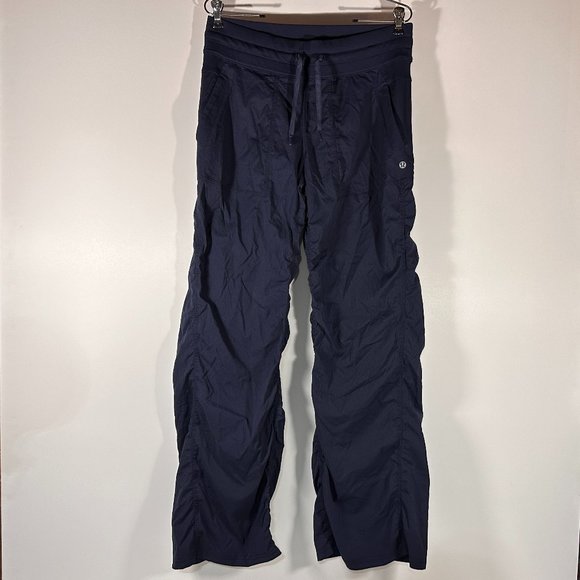 lululemon athletica Pants - Lululemon Dark Navy Blue Casual Pants Women Size 8